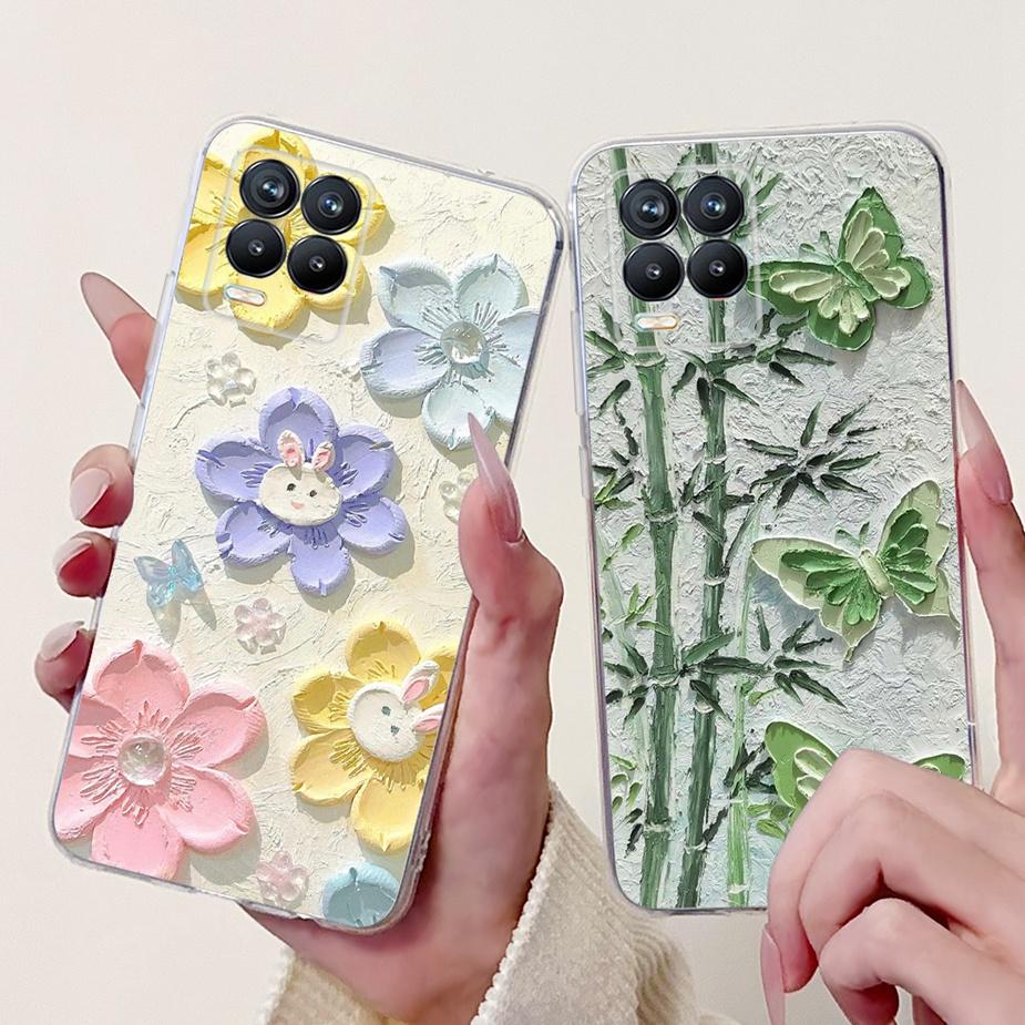 Cute Cat Fashion Painted Cover For Realme 8 Case Cover For Realme 8 Pro Soft Silicone Phone Case For Realme8 5G Realme 8i Bumper