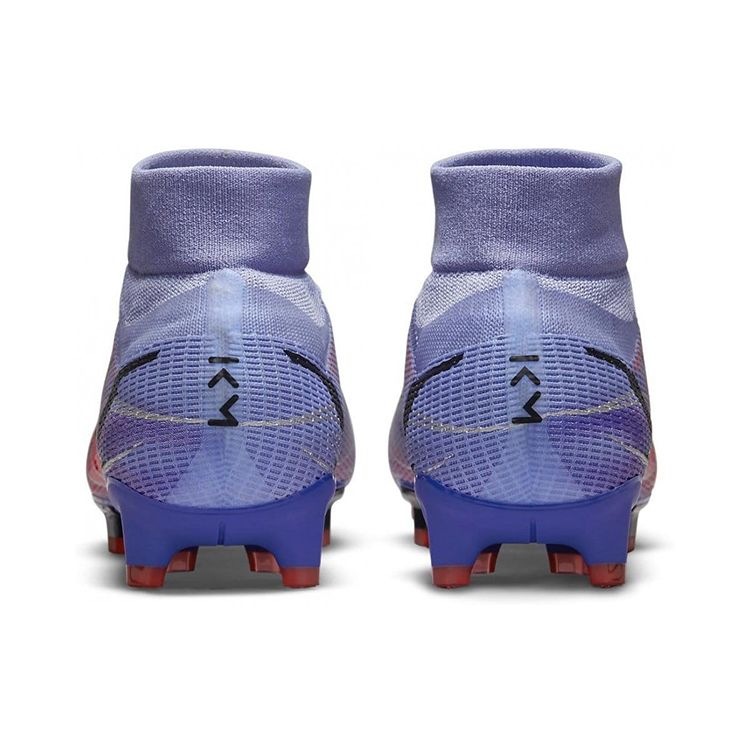 Kylian Mbappé X Nike Mercurial Superfly 8 Pro FG Flames Unisex Sneakers Purple Light-Thistle Indigo-Burst DJ3977-506