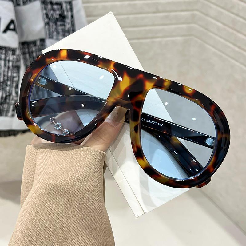 Sunglasses Ins Large Frame Toad Sunglasses Men'S And Women'S Personality Special-Shaped Fashion Foreign Trade