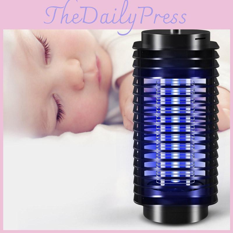 Електрична лампа-пастка для знищення комарів та комах, 110В/220В, для використання в приміщенні та на вулиці