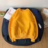 2023 Unisex Autumn/Winter Thick Velvet Solid Color Loose Hoodie - Trendy Round Neck