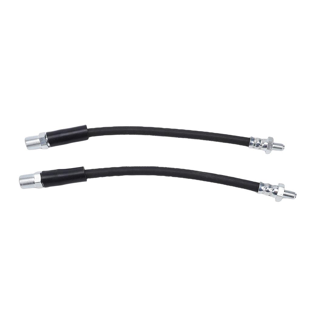 2PCS Front Rubber Brake Hose Set GBH249Z Front Brake Line Replacement for Classic Mini 1959 2000