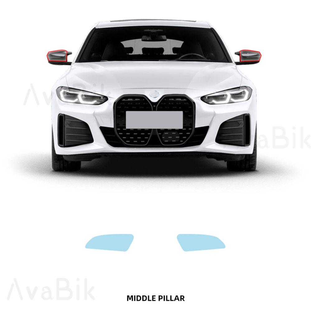 

For BMW I4 Transparent PPF Car Underskirt protection Film TPU PPF Cutting Pre Cut car center pillar Headlight Protective Film Car rearview mirror