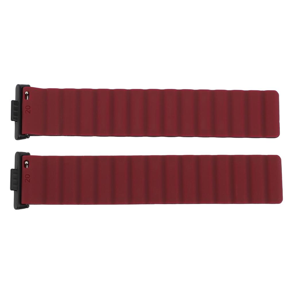 2 buc Brățară cu Legătură Magnetică Puternică Silicon Moale Reglabil Eliberare Rapidă Bandă Sport Ceas Magnetic