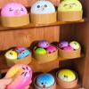 Bun Dumpling Squishy Fidget Toy Party Favors Ornament  Dumpling Squishy Ball Squishy Sensory Fidget Party Gifts