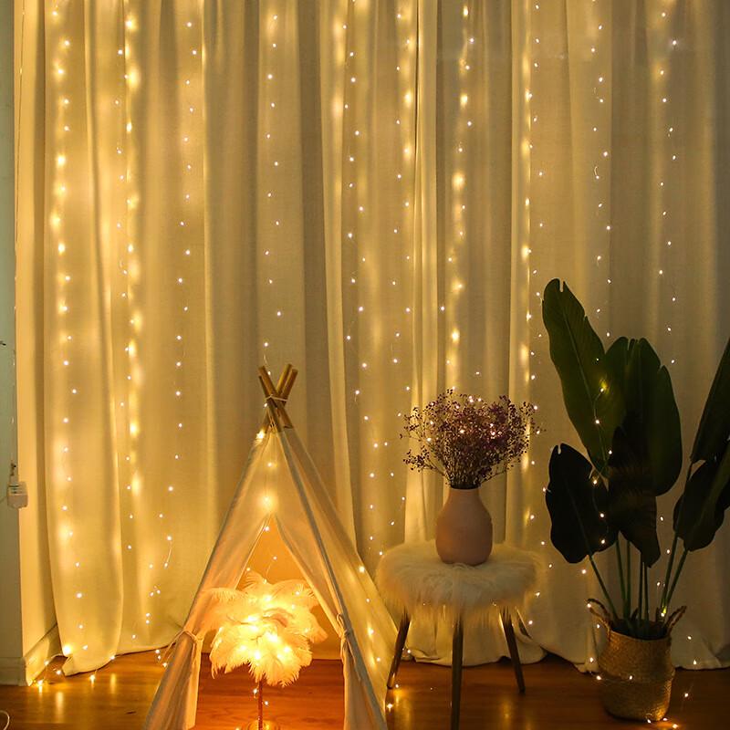 Weihnachts-LED-Vorhang-Lichterkette