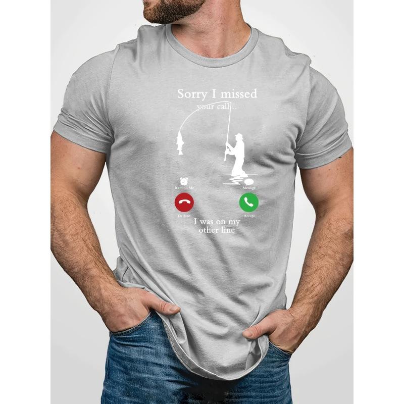 Summer Printed Round Neck Loose and Fashionable Pure Cotton Short Sleeved T-Shirts Men’s