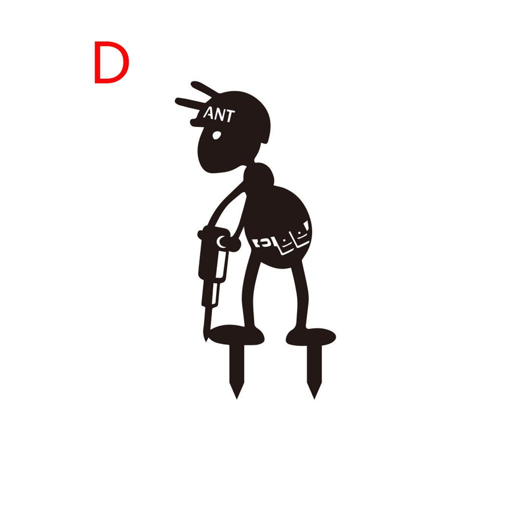 Metal Ant Gardening Ornaments Yard Metal Art Backyard Lawn Stakes Decorative Ant Garden Decorative Ground Plugs