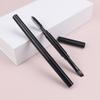 Black Portable Double Head Eyebrow Brush Spiral Brush Eyeliner Brush Cover Included Makeup Eyebrow Extension Makeup Tool [03] OPP