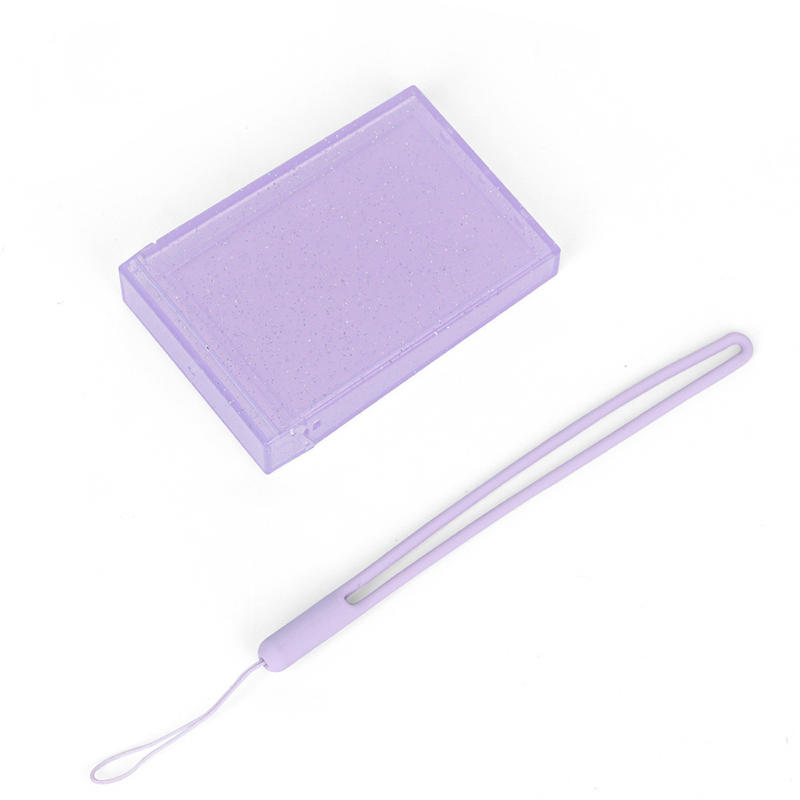 1PC Photo Album Photocard Holder Transparent Giltter Photos Storage Box Instant Camera Name Card Photo Frame Decoration Case