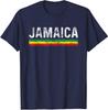 Couleurs Jamaïque Drapeau Jamaïcain Souvenir Cadeau Cool T-Shirt Unisexe