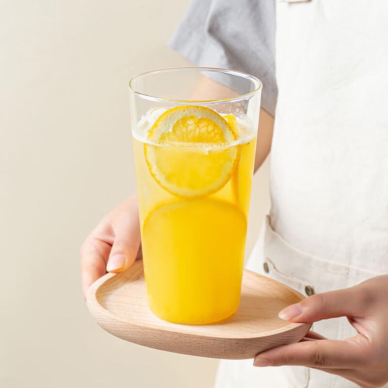 Large Capacity High Borosilicate Glass Latte & Coffee Cup Set