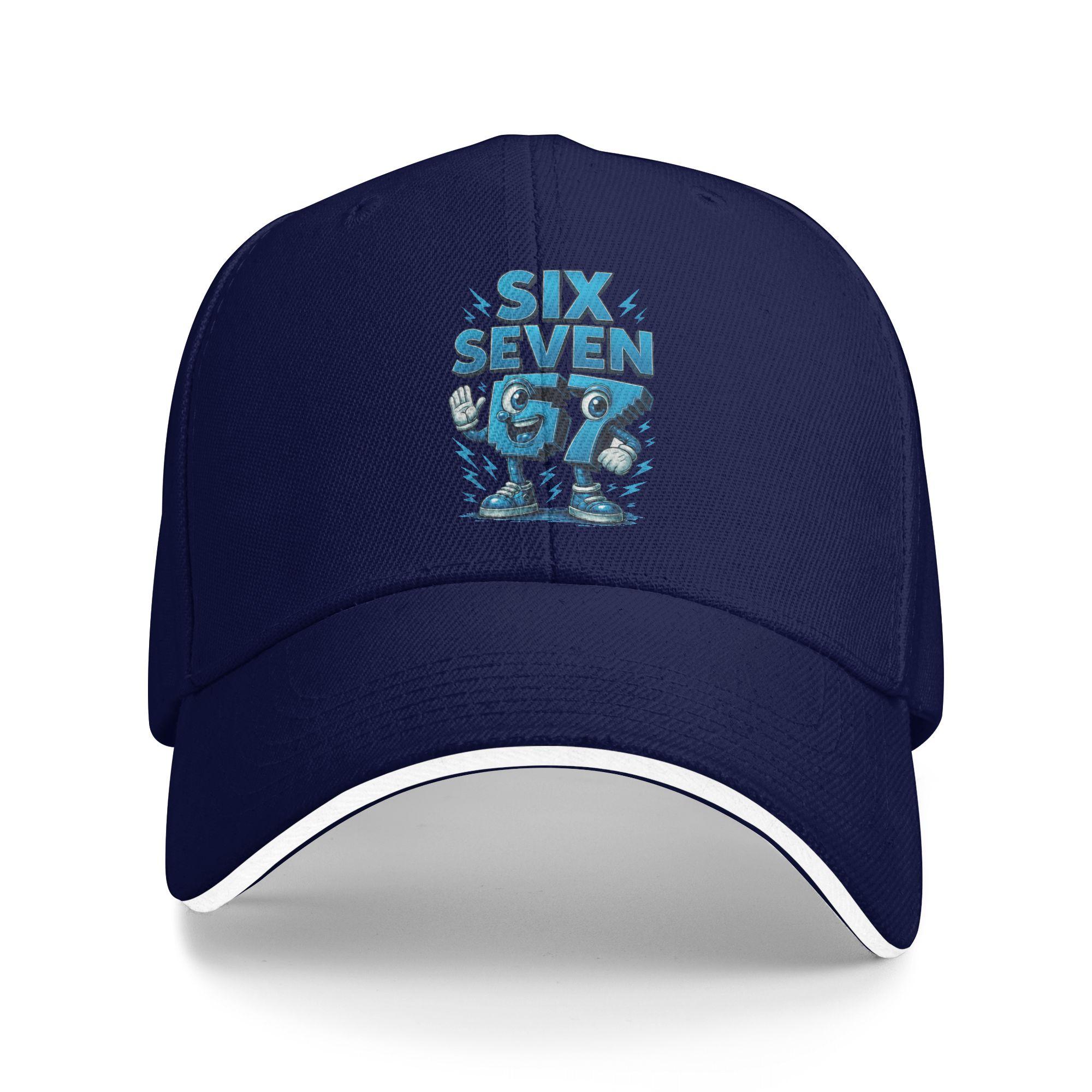 

Italian Brainrot Meme 67 Six Seven Sun Baseball Cap Summer Street Style Trucker Hat For Men Adult Hiking Fishing Baseball Caps As Picture