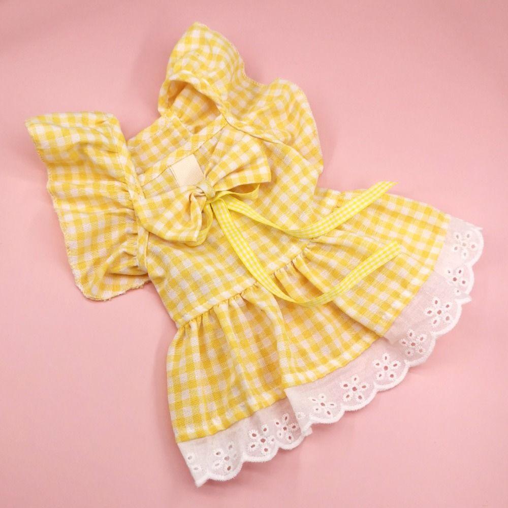 British Style Pet Flying Sleeves Skirt Sweet Puppy Fairy Skirt Pet Costume  Birthday Party