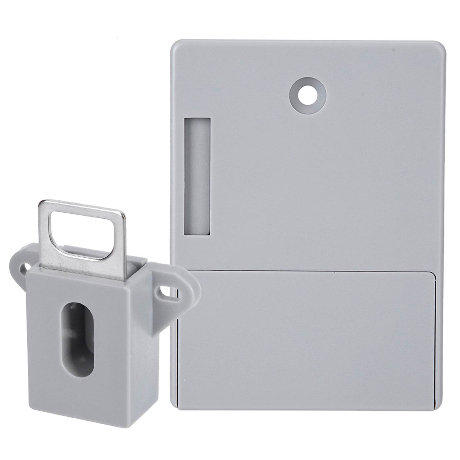 

125KHz Smart Cabinet Lock Electronic RFID Card Opening No Drill for Wardrobe Sauna Locker серый