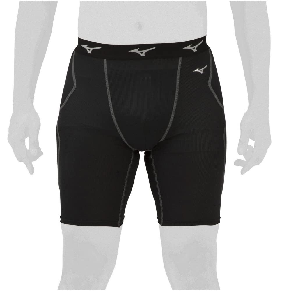 MIZUNO Unisex Dry Aeroflow KUGEKI Sliding Size Size O Pants, Antibacterial, Odor-Resistant, Stain-Resistant, 09, Black,