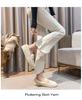 2025 Damen Fellige Lammwolle Schleife Herbst Winter Flache Freizeitschuhe
