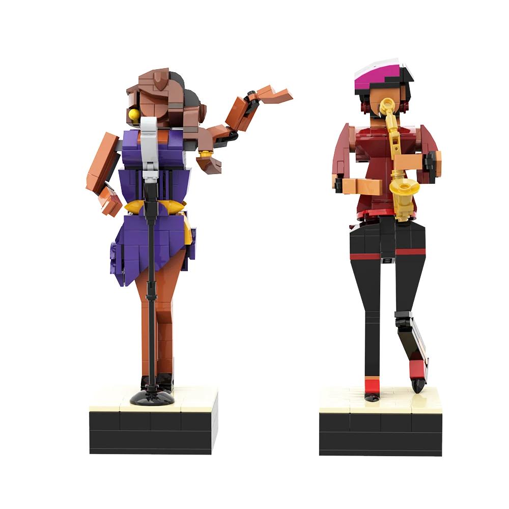 MOC Building Blocks Amy Winehouse Singer Beautiful Kitsch Collection Perfect Gift For Music Fans Juguetes Children Birthday Gift