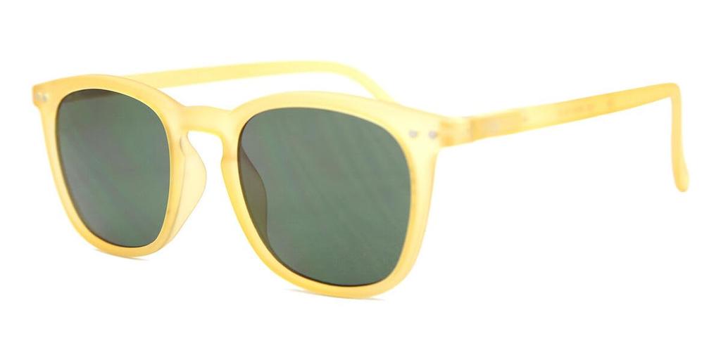 [IZIPIZI] Izipizi Sunglasses #E Model Square (Yellow Honey/Green)