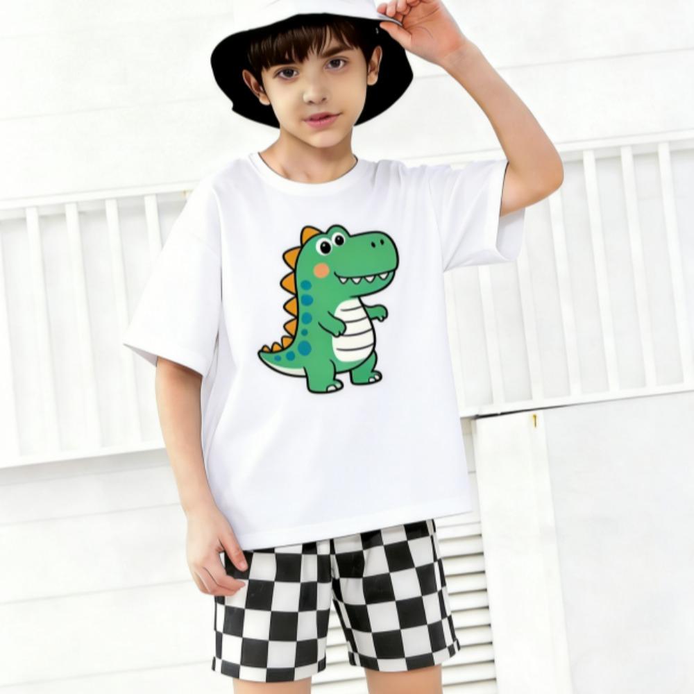 Cartoon 67 Printed Kids T-shirt and Shorts 2 Piece Set Summer Casual Outfit for Boys and Girls Kids Clothing