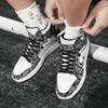 Scarpe Sportive Stampate da Uomo Stile Street da Donna Unisex Scarpe Sneakers da Corsa Studenti Scarpe Oversize per Coppia High Top