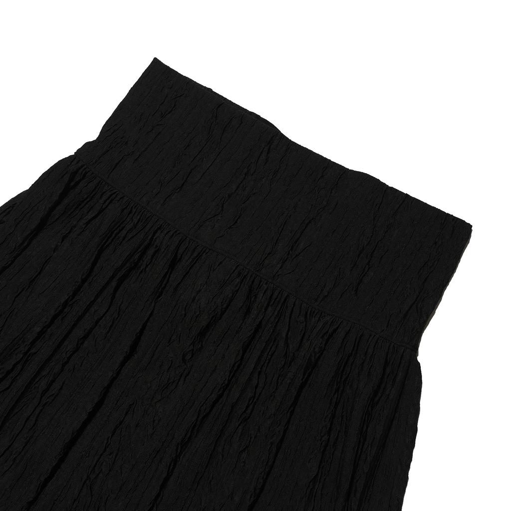 Telelu Long Layered Skirt Black