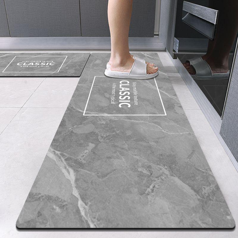 Carpet for Kitchen Floor Mat Absorbent Long Rug Absorb Oil Quick-drying Diatom Mud Anti-slip Foot Mats Home Decoration Rugs