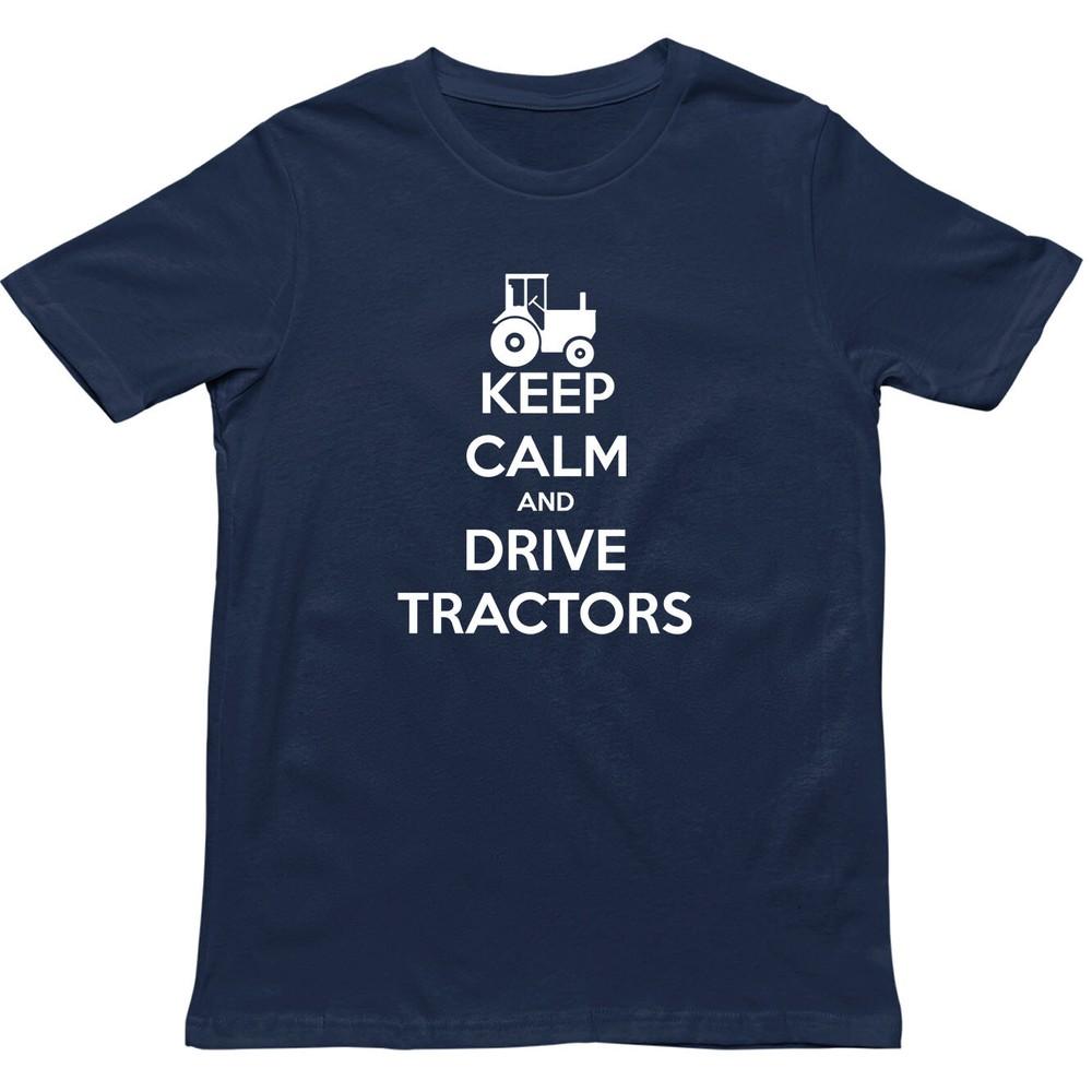 Keep Calm And Drive Tractors T ShirtFunny Farmer Tee Gift For Tractor Lovers