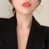 Earrings 2025 New Arrival Tide Fashion High Profile and Generous Diamond Autumn/Winter Earrings Female Online Influencer Fancy Big Ear Ring