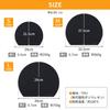 By a Culinary Round Cutting Dishwasher Round by King Cutting Outdoor [Supervised Researcher] D-Shape Board, Rubber, Black, Small, Safe, Antibacterial,
