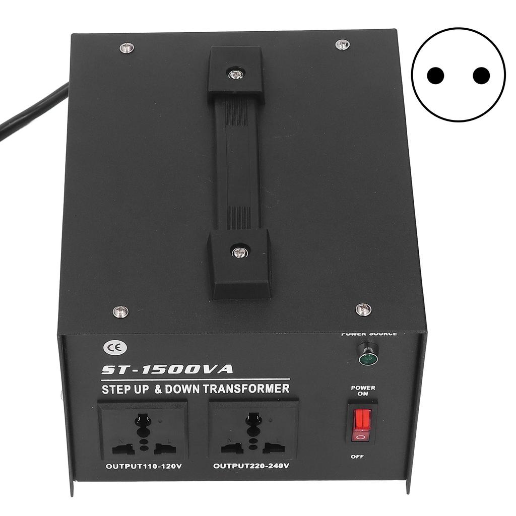 Power Transformer Voltage Converter Voltage Transformer Step Up  Converter 1500W Adjustable 110V‑120V 220V‑240V AC Input