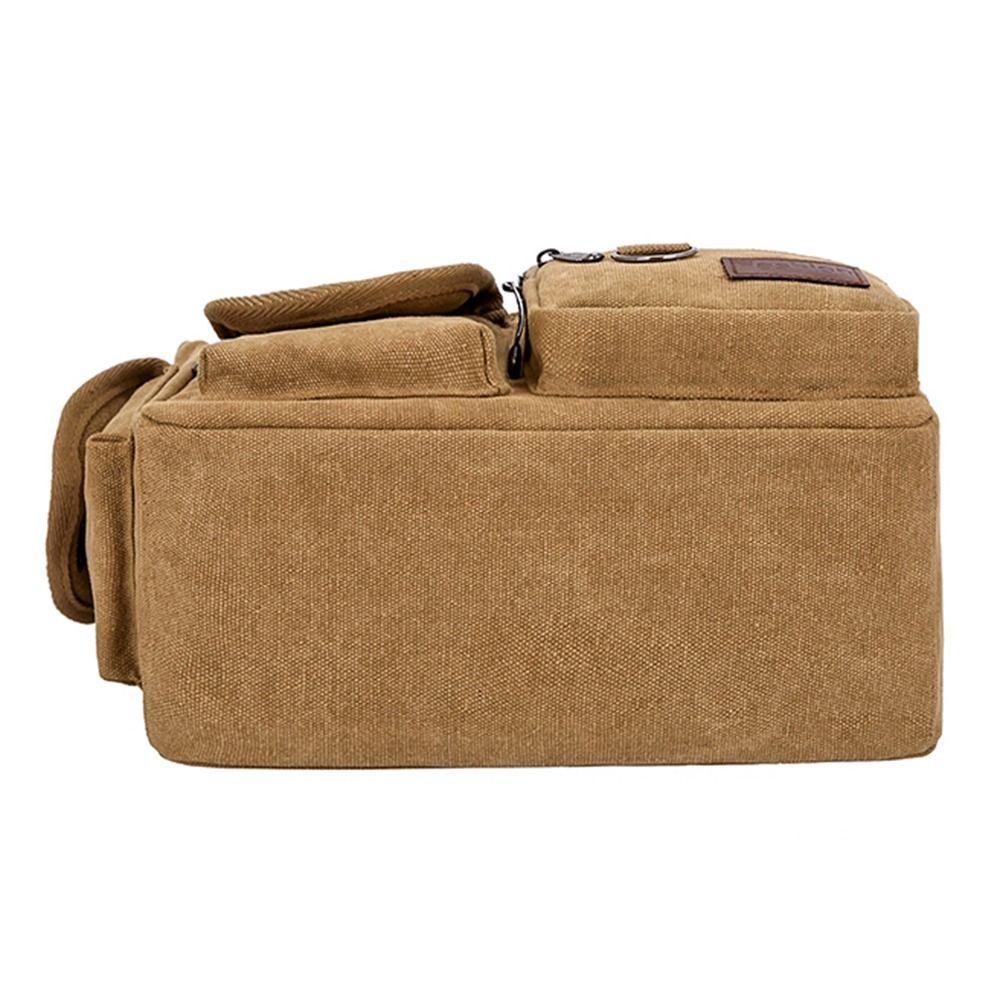 Retro Shoulder Belt Bags Canvas Male Shoulder Bag Business Single-shoulder Bag  Outdoor