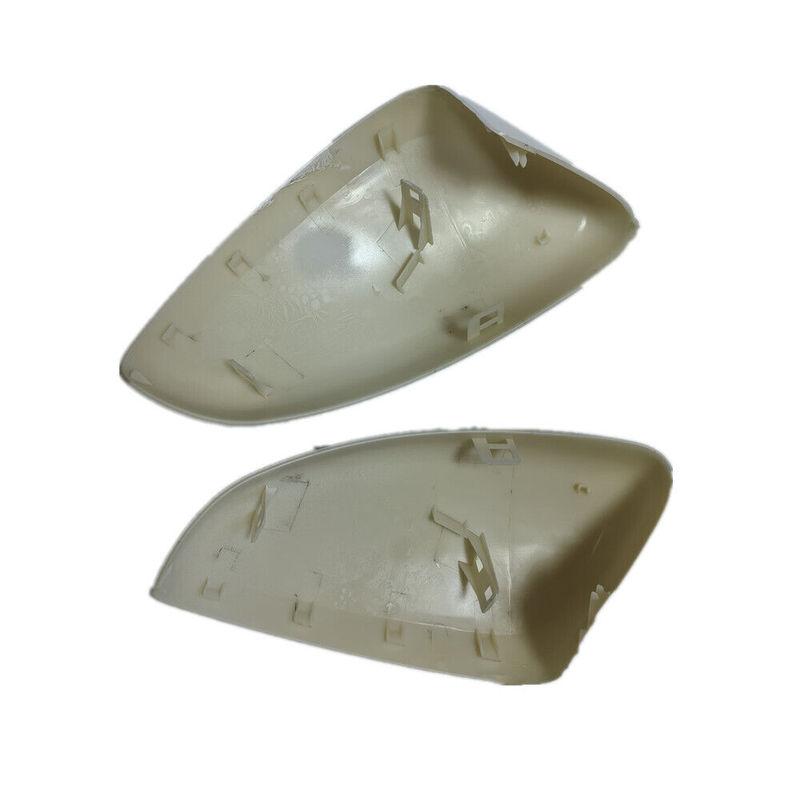 For Peugeot 308 2014- Car Replacement Rearview Side Mirror Cover Wing Cap Exterior Door Rear View Case Trim White Black ABS