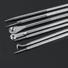 7pcs Comedondrukker Zwarte Stippen Cleaner Acne Puistje Naalden Set Huidverzorging Extractor Tool 16Z
