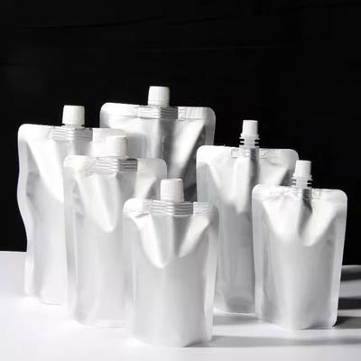 Avoid Light and Withstand High Temperatures Liquid Packaging Bag Aluminum Foil Self-supporting Suction Nozzle Pocket Coffee Beverage Jam Sealed Bags