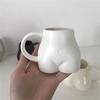 Butt Body Shape Coffee Mug Porcelain 3D Water Cup Milk Cup Ceramic Mug  School/Office