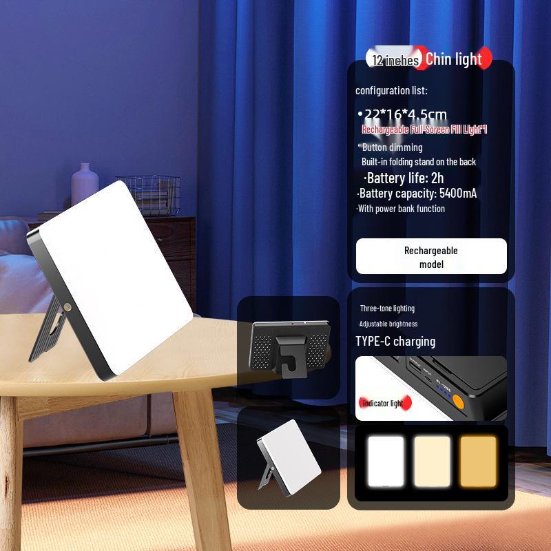 Pro Stream & Fotografie LED-Softlicht für Indoor-Videos & Beauty-Aufnahmen