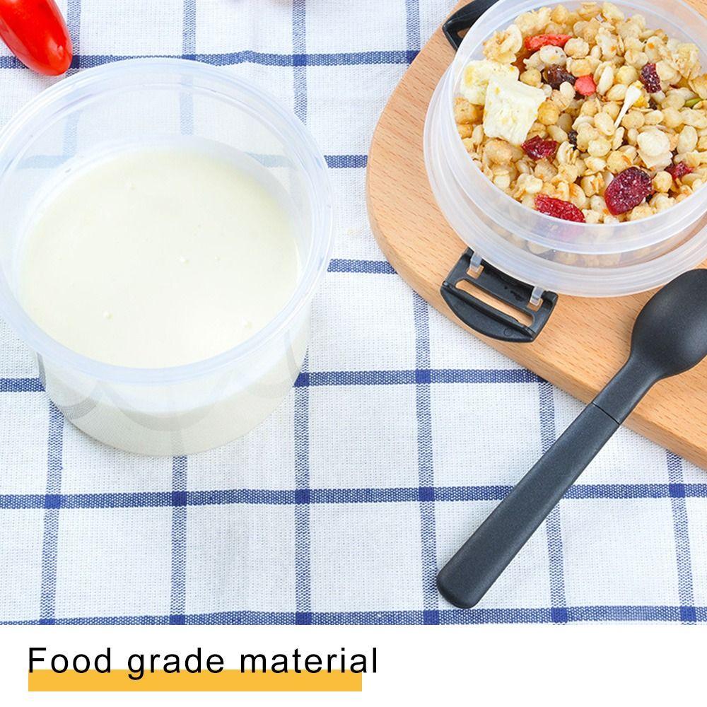 Kitchen Supplies Food Container Double-layer Breakfast Cup Fresh-keeping Box Storage Jars Sealed Container