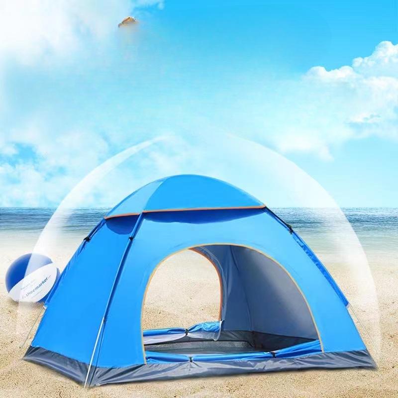3-4 People Easy-to-Put-up Tent Automatic Camping Folding Outdoor Tent Rain-Proof Outdoor