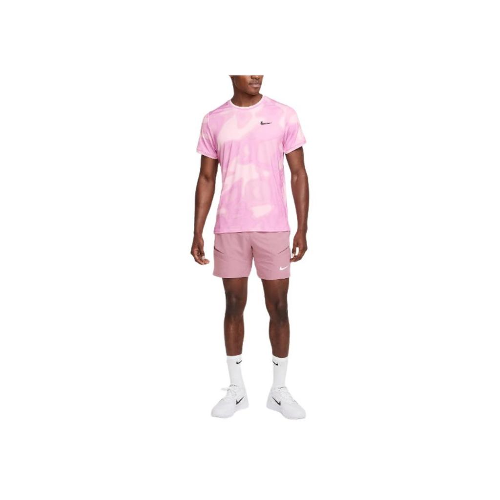 Nike Court Advantage Dri-Fit Sustainable Materials Breathable Casual Short Sleeve T-Shirt Men Tops Pink FQ2108-632