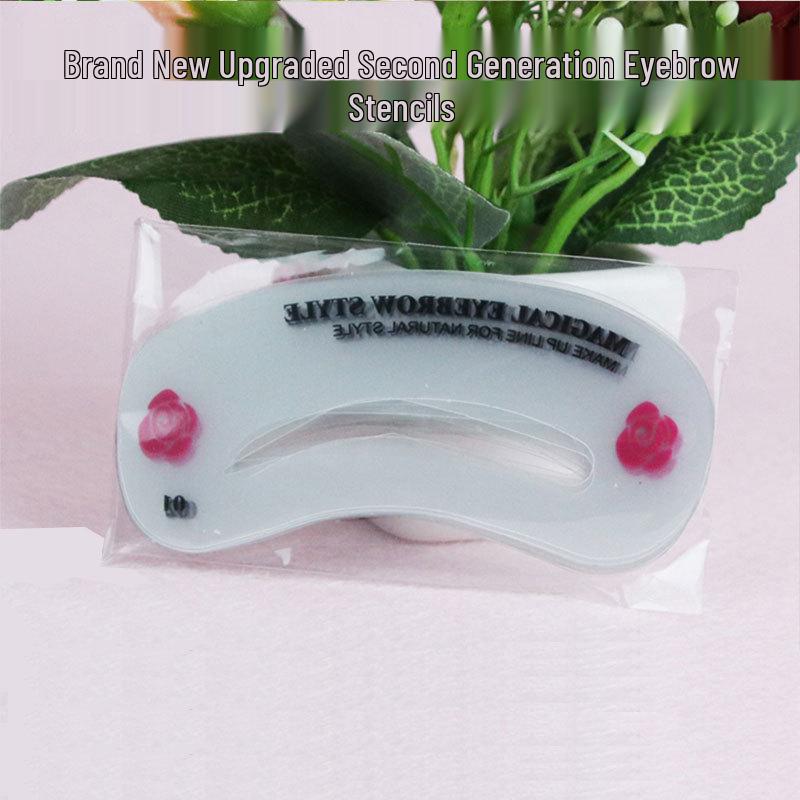 Second-Generation Eyebrow Stencils: 24 Styles for Korean Straight & Meteor Brows
