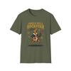 Unisex Softstyle T-Shirt Cool Reindeer Jacket Red Guitar Christmas Concert