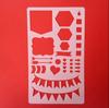 Personalized DIY Hollow-out Drawing Template for Planners