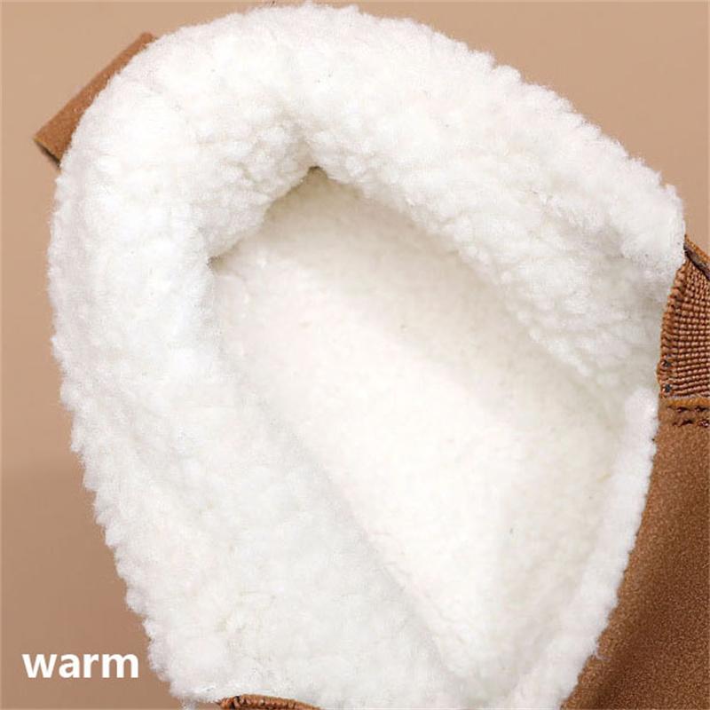 2025 Mode Neu Winter Warmes Schuhwerk für Damen Weiche Sohle Ermüdungslinderung Fleecefutter Verdickte Schneestiefel Winter Freizeit Laufschuhe