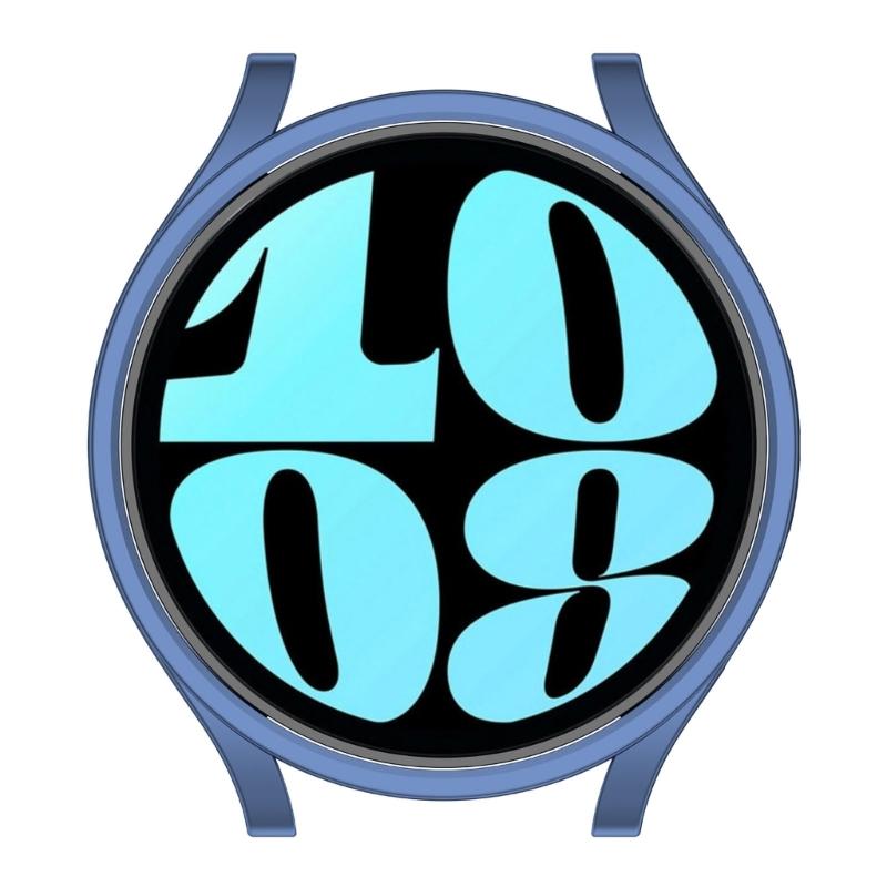 Screen Protector Case for Watch 6 40mm/44mm Waterproof Hard PC Bumper Protective Cover Anti-scratch