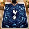 Flanell-Decke Tottenham Hotspur Warm Weich Überwurfdecke für Innenbereich Sofa Bett Wohnzimmergebrauch