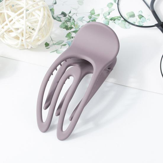 French Style Hair Claw Hollow U-shaped Strong Grip Women Hair Clip Curved Ponytail Holder Hair