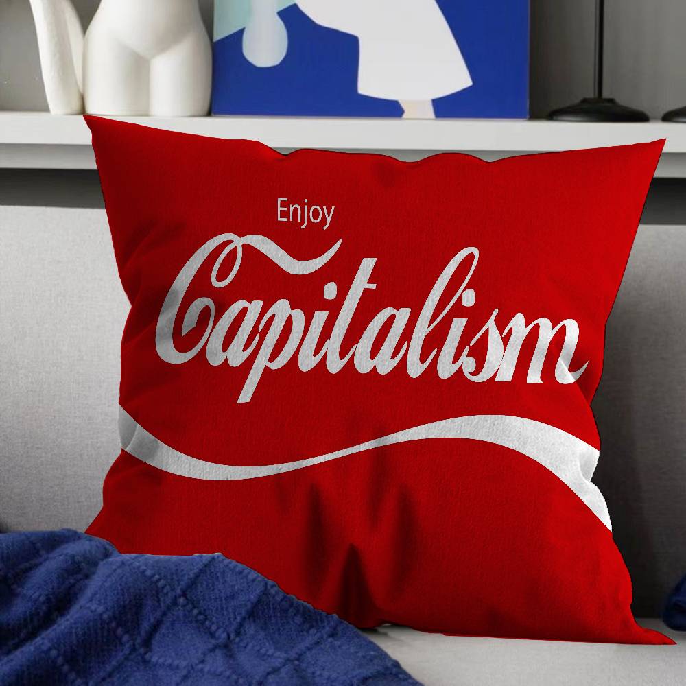 

C-COCA-COLAS Наволочка для подушки Наволочка Оббивка Диван Декоративна подушка Домашній декор Наволочка 12x12Inch