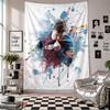Lionel Messi Wandteppich Heimdekoration Wandbehang Tuch für Schlafzimmer Wohnzimmer Hintergrund