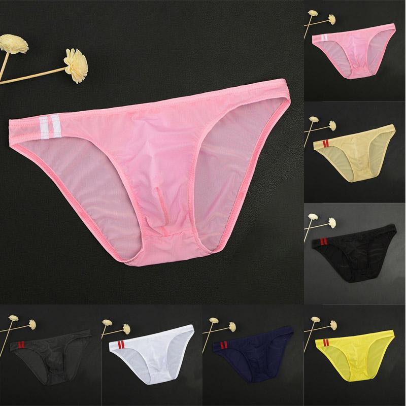 Low Rise Briefs Underwear Solid Bulge Pouch Plus Size Men Male Underpants